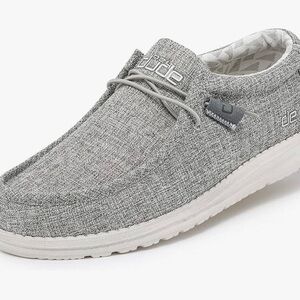 NWT Hey Dude Wally Chambray Blue Men’s Slip On Shoe